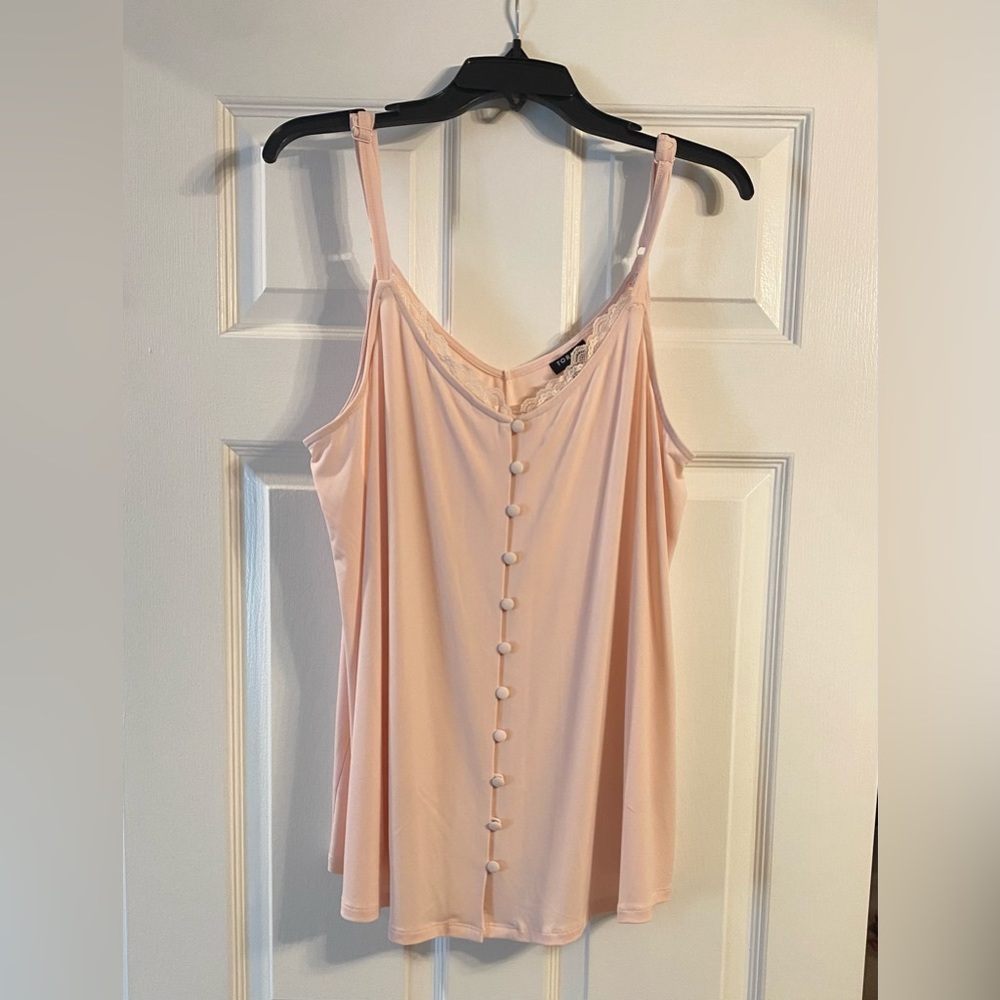 Torrid Light Pink Tank Top Size 1 (XL)